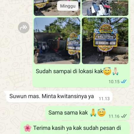 Pengiriman Papan Bunga Duka Dayu Karangpandan